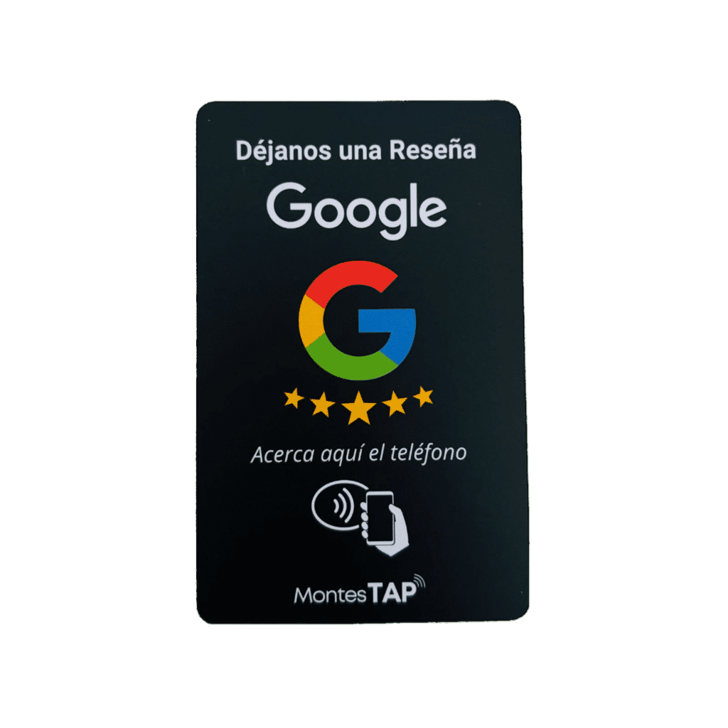 Tarjeta NFC Reseñas Google