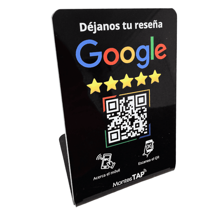 Stand / Soporte NFC y QR para Reseñas en Google