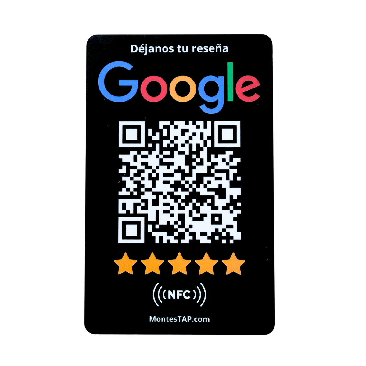 Tarjeta NFC + QR para Reseñas Google